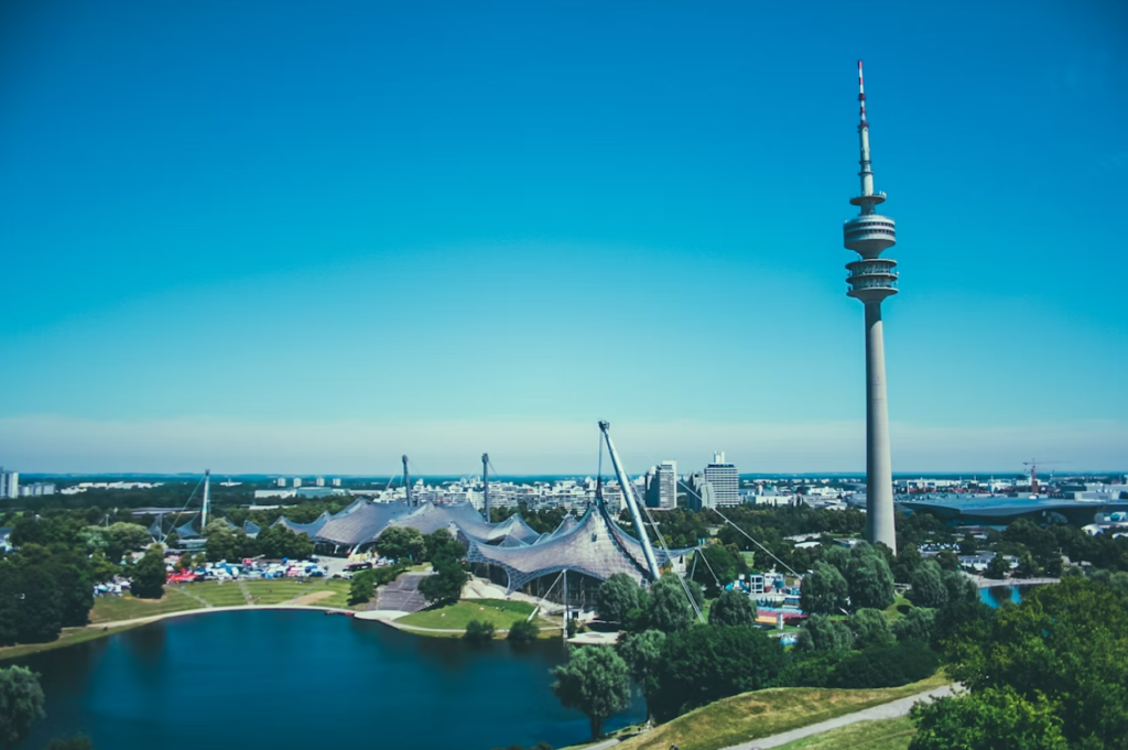 Photograph of Olympic Park as a place for tourists who want to explore Bavaria via Munich