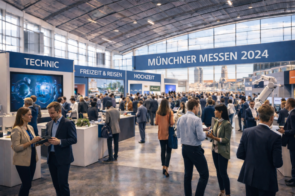 Grafik zur Darstellung der Münchner Messen 2024
