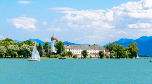 photo of the Bavarian Sea aka Chiemsee which boasts some of the best beaches in Bavaria
