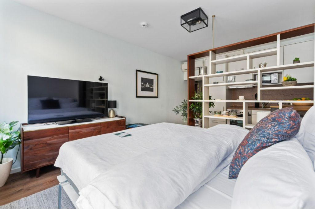 photo of one of the extended stay hotel apartments at KING’s Hotel First